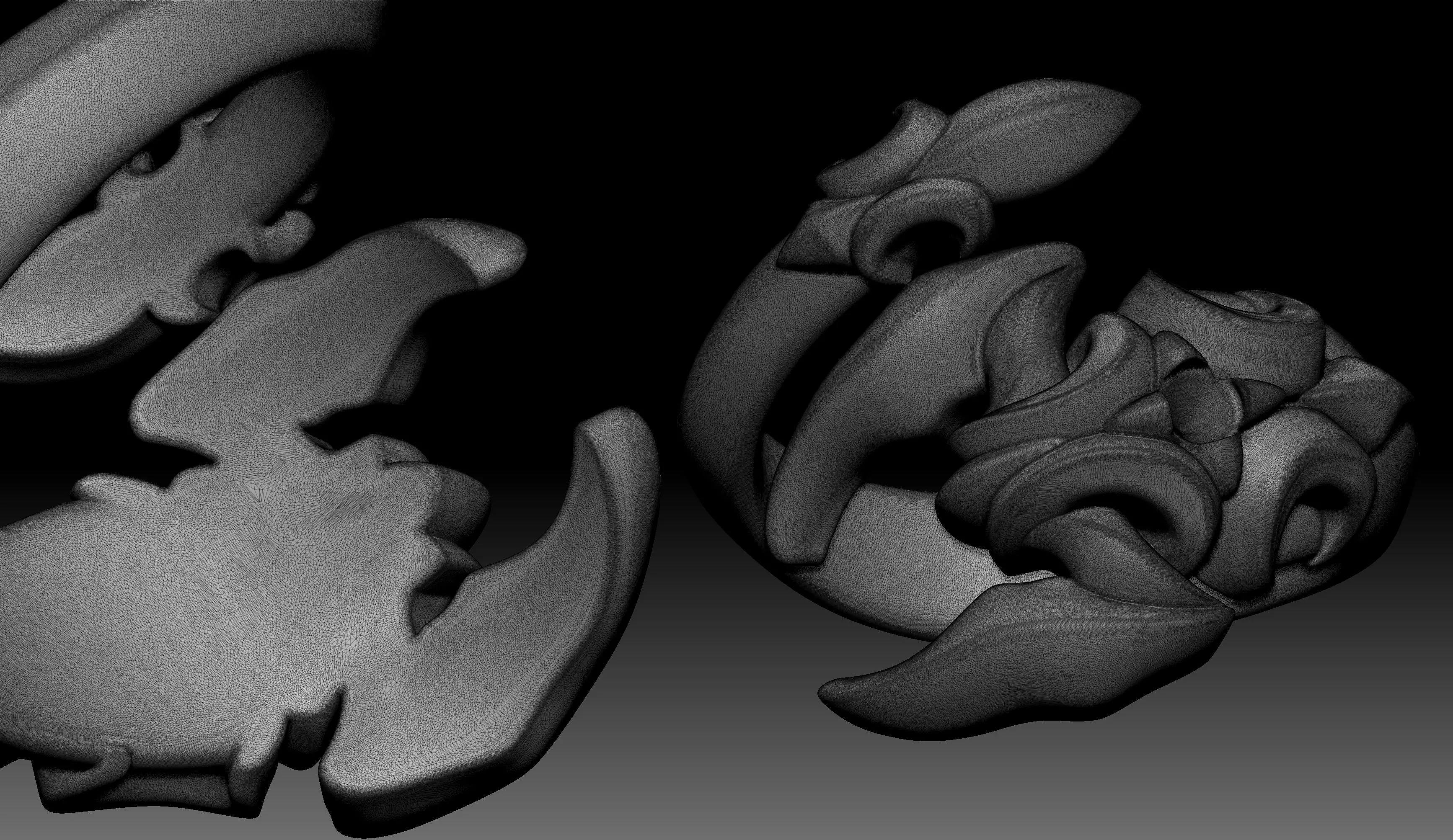 scorpion ring 3D print model_11