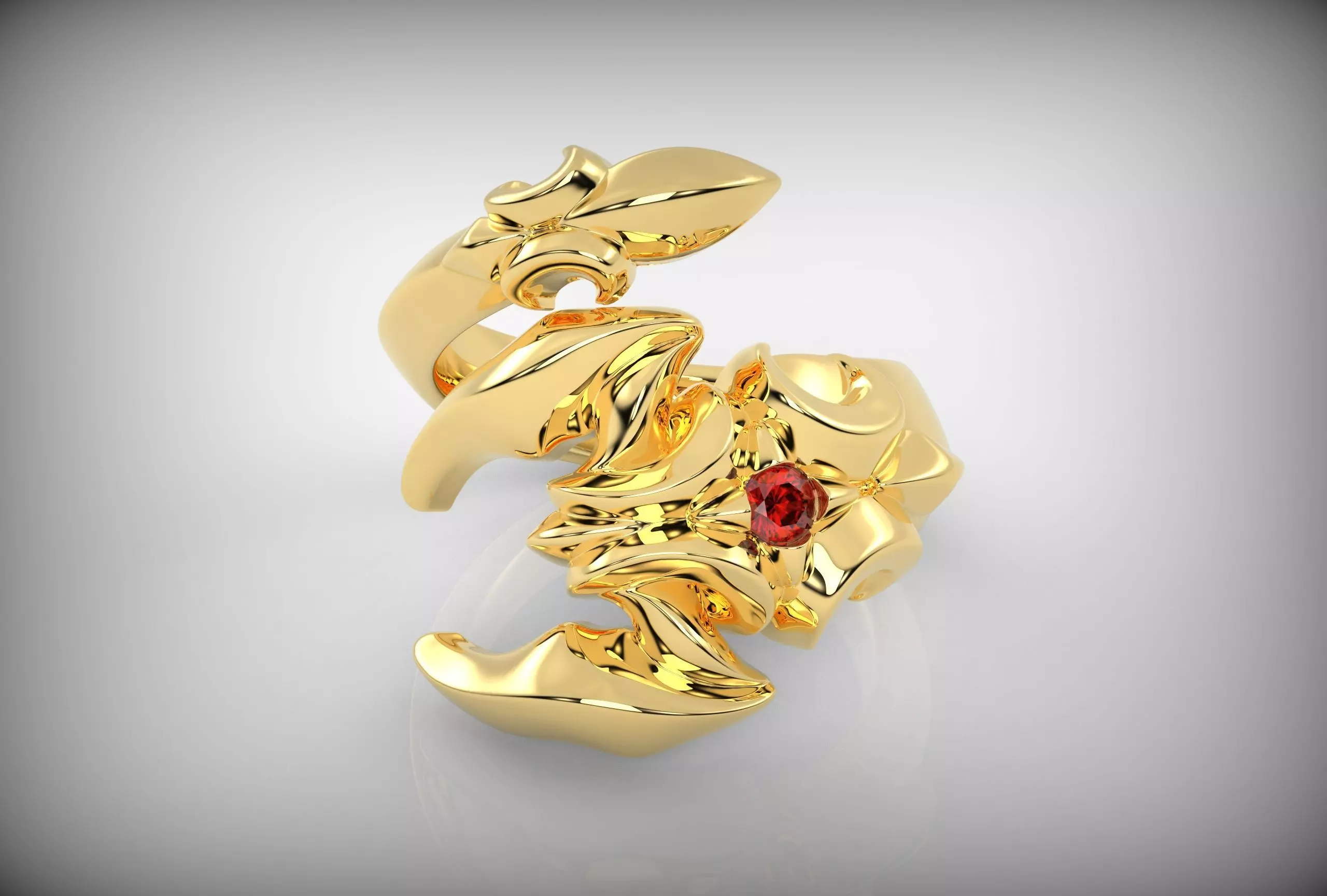scorpion ring 3D print model_0