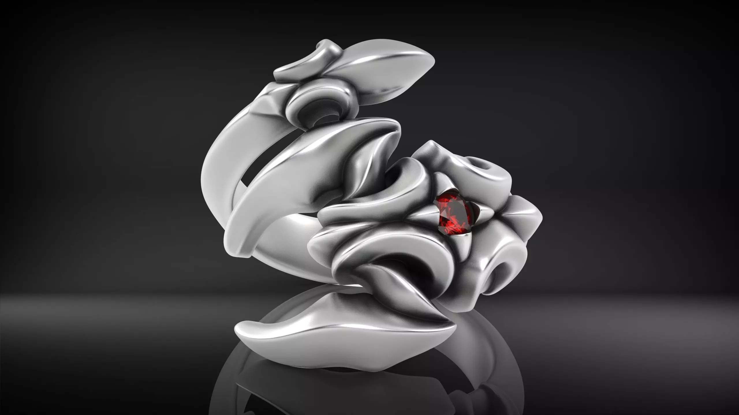 scorpion ring 3D print model_8