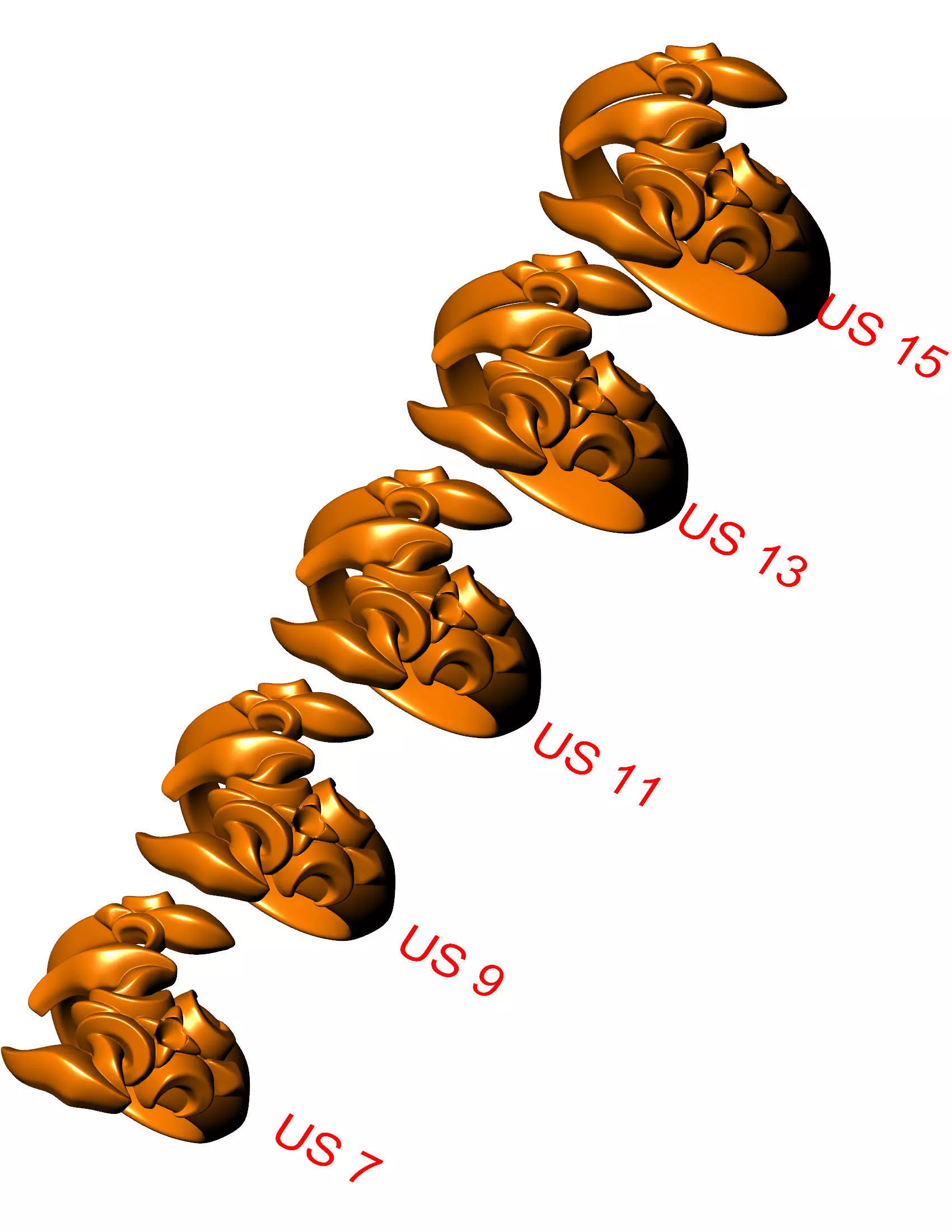 scorpion ring 3D print model_9