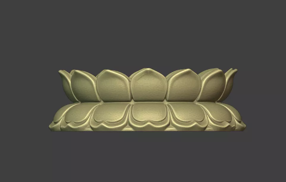 Bodhisattva Lotus Base STL 3D print model_0