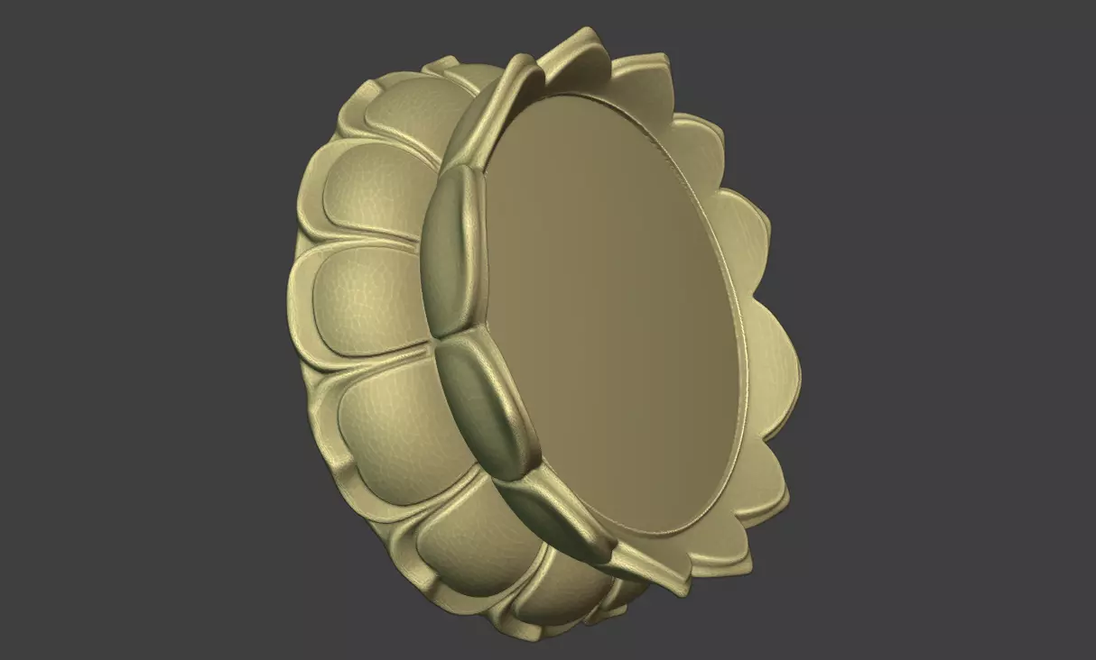 Bodhisattva Lotus Base STL 3D print model_7