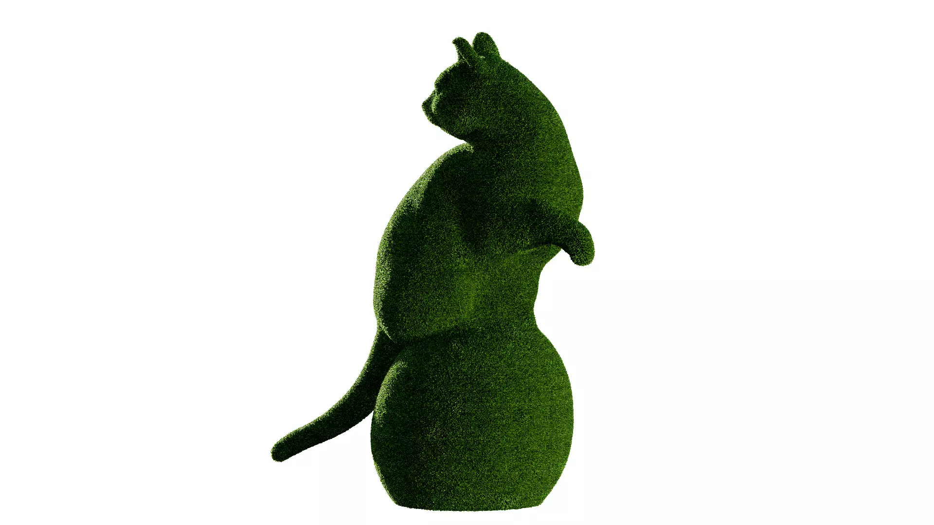 Cat Topiary 3D model
