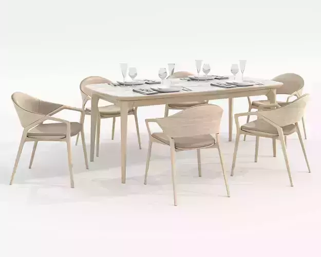 Modern Dining Table and Chairs 36