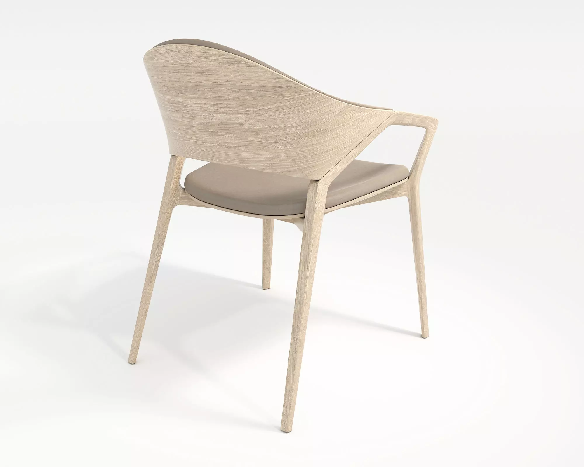 Modern Dining Table and Chairs 36 3D model_7