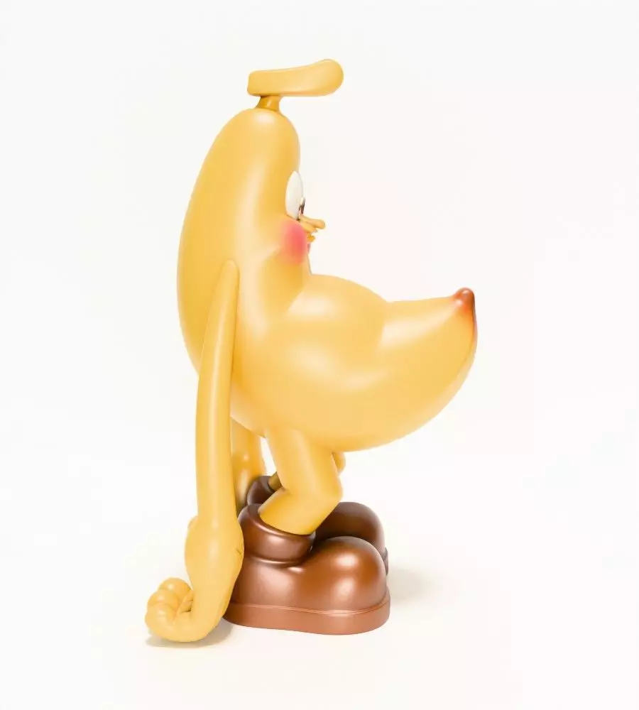 Banana Blushing Peel POP MART toy 3D print model_17