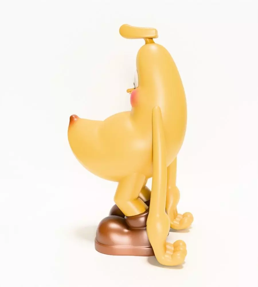 Banana Blushing Peel POP MART toy 3D print model_7