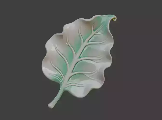 3D leaf model 3D printed leaves
