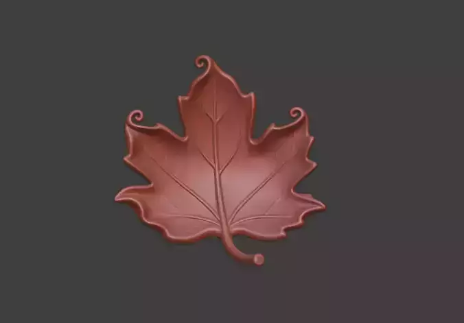 3D leaf model  3D printed leaves