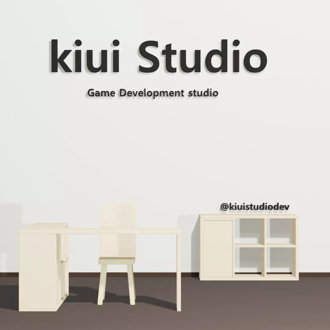 Office furniture - Game assets 21 items Low-poly 3D model_4