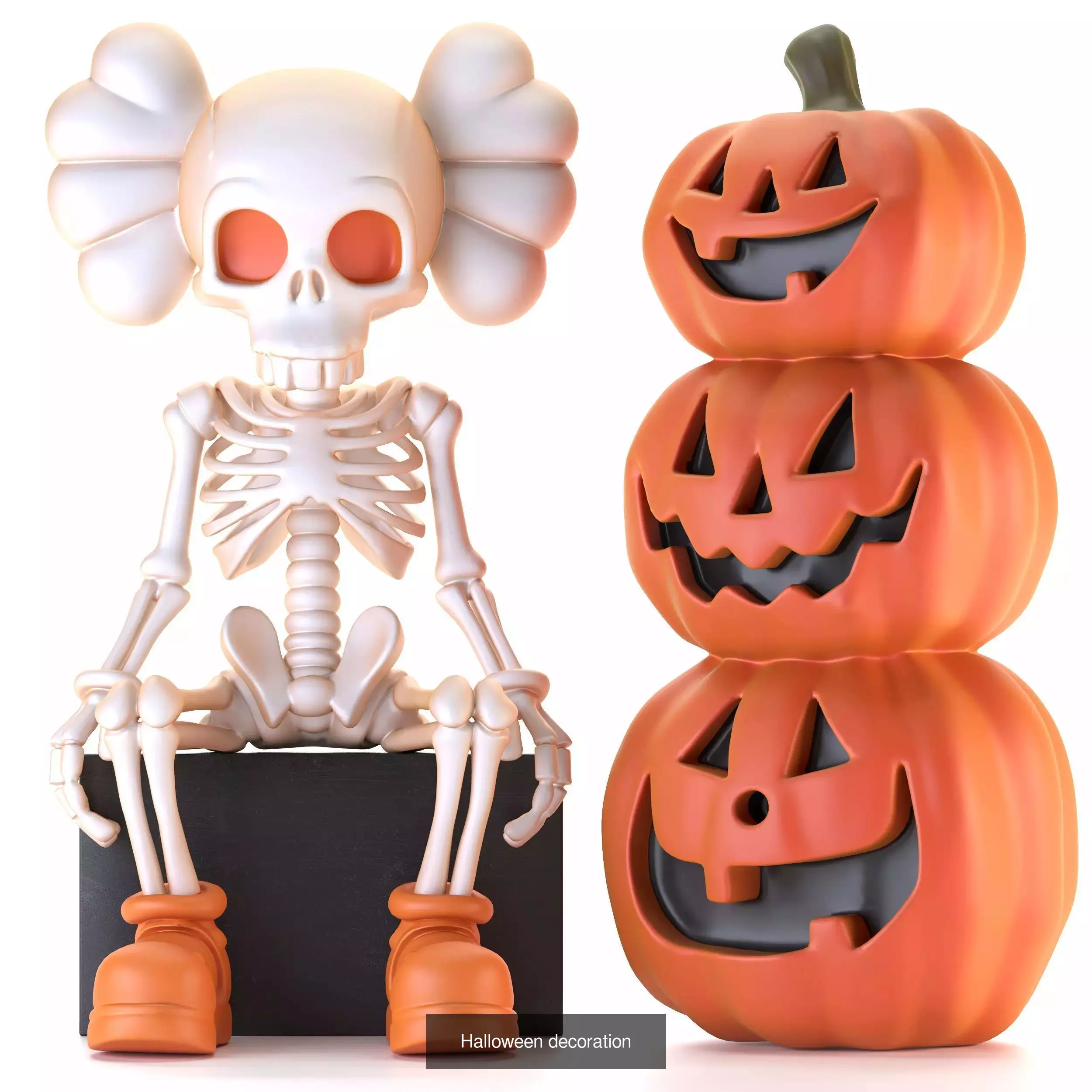 Halloween decoration 3D Model Collection_1