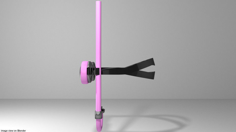 Scuba Diver Mask Type 4 3D model_2