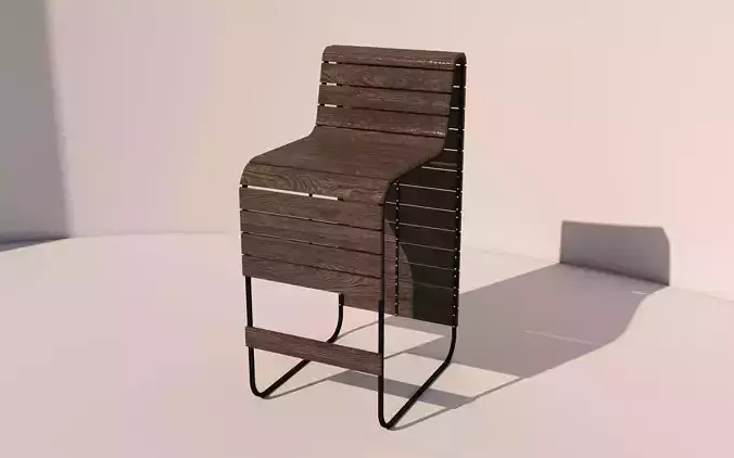 Wooden Bar Chair