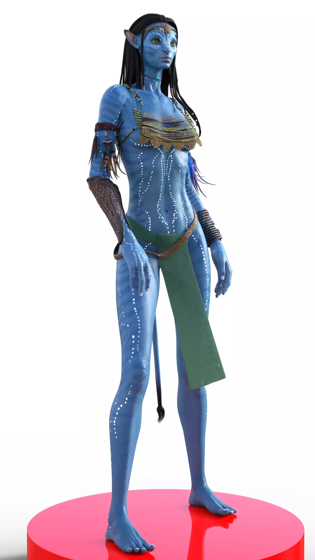 Neytiri Grace and Strength of Pandoras Warrior 3D print model_5