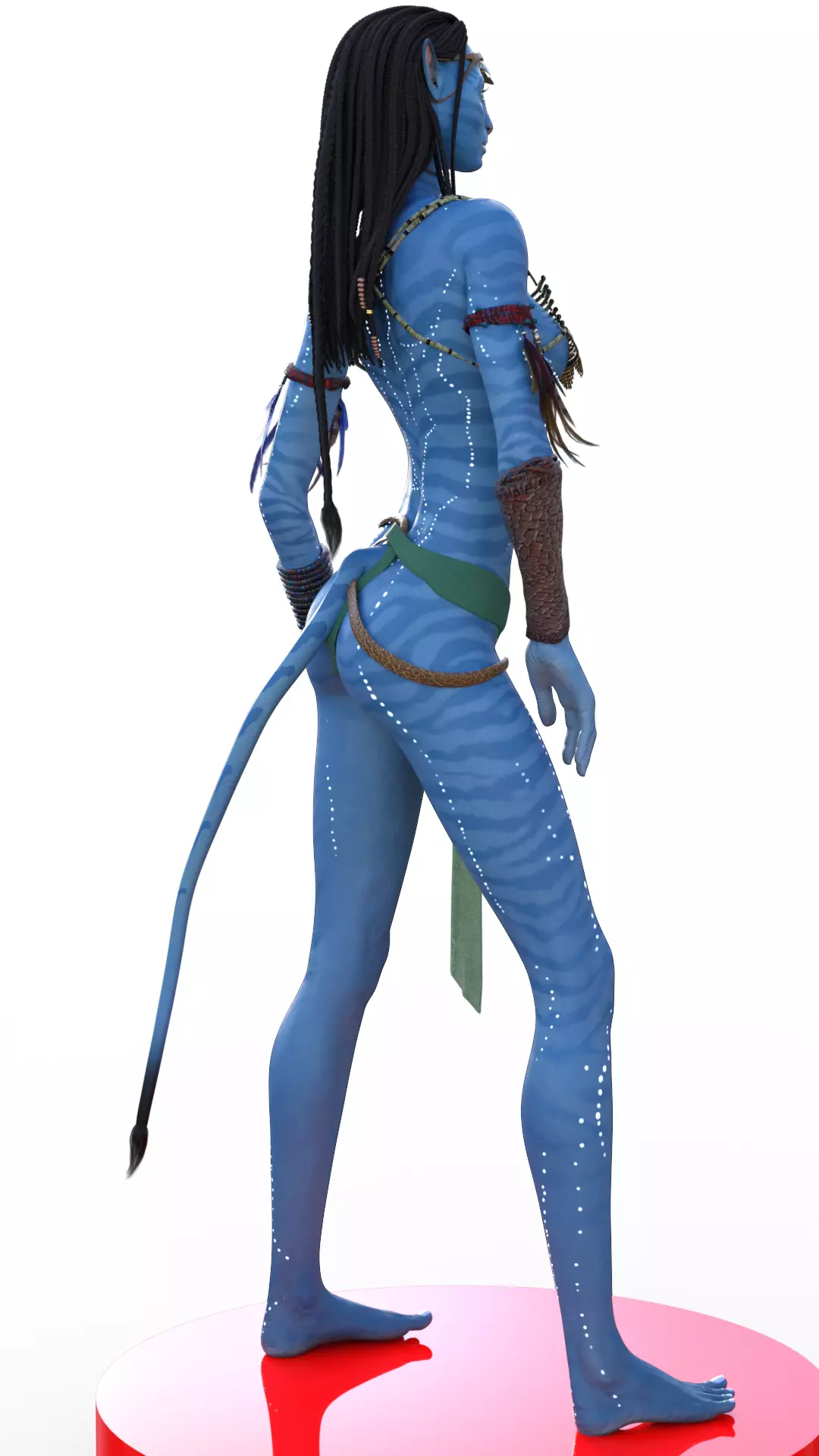 Neytiri Grace and Strength of Pandoras Warrior 3D print model_4