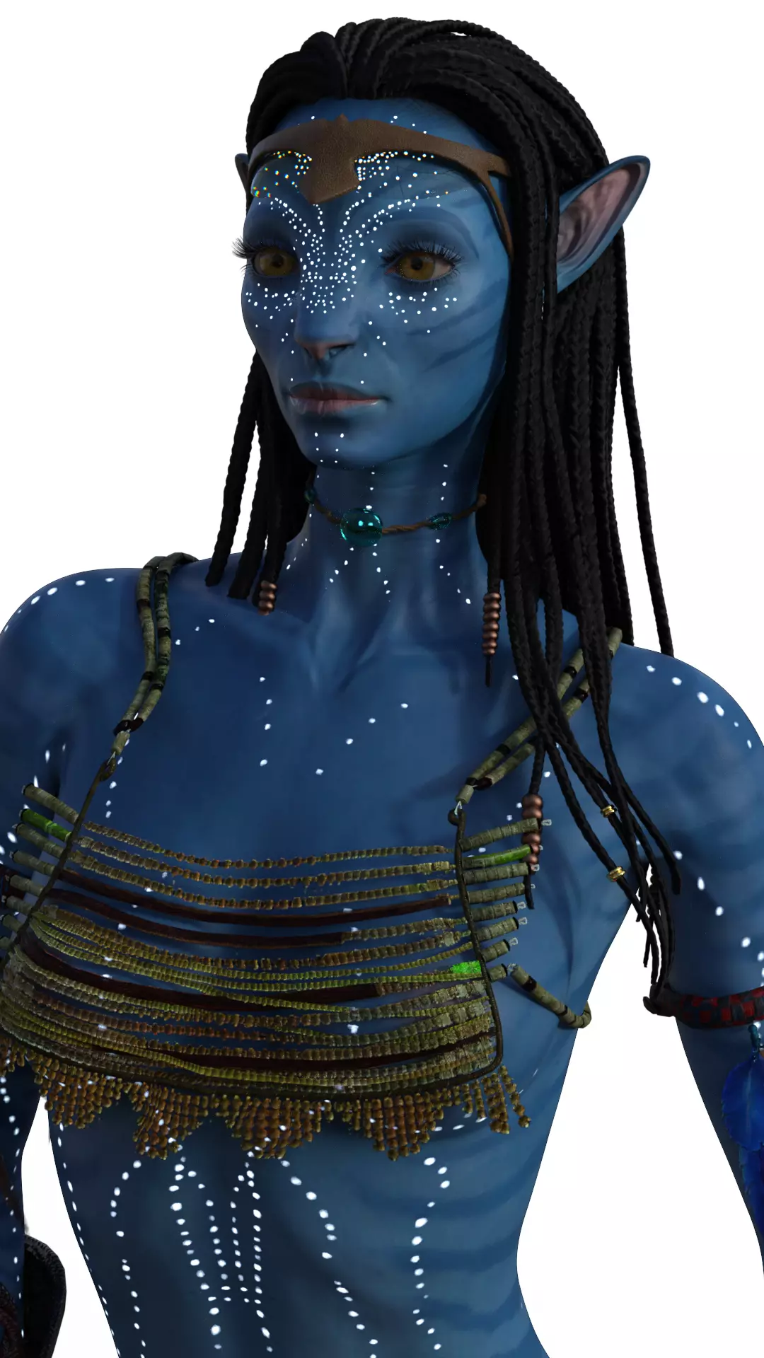 Neytiri Grace and Strength of Pandoras Warrior 3D print model_1