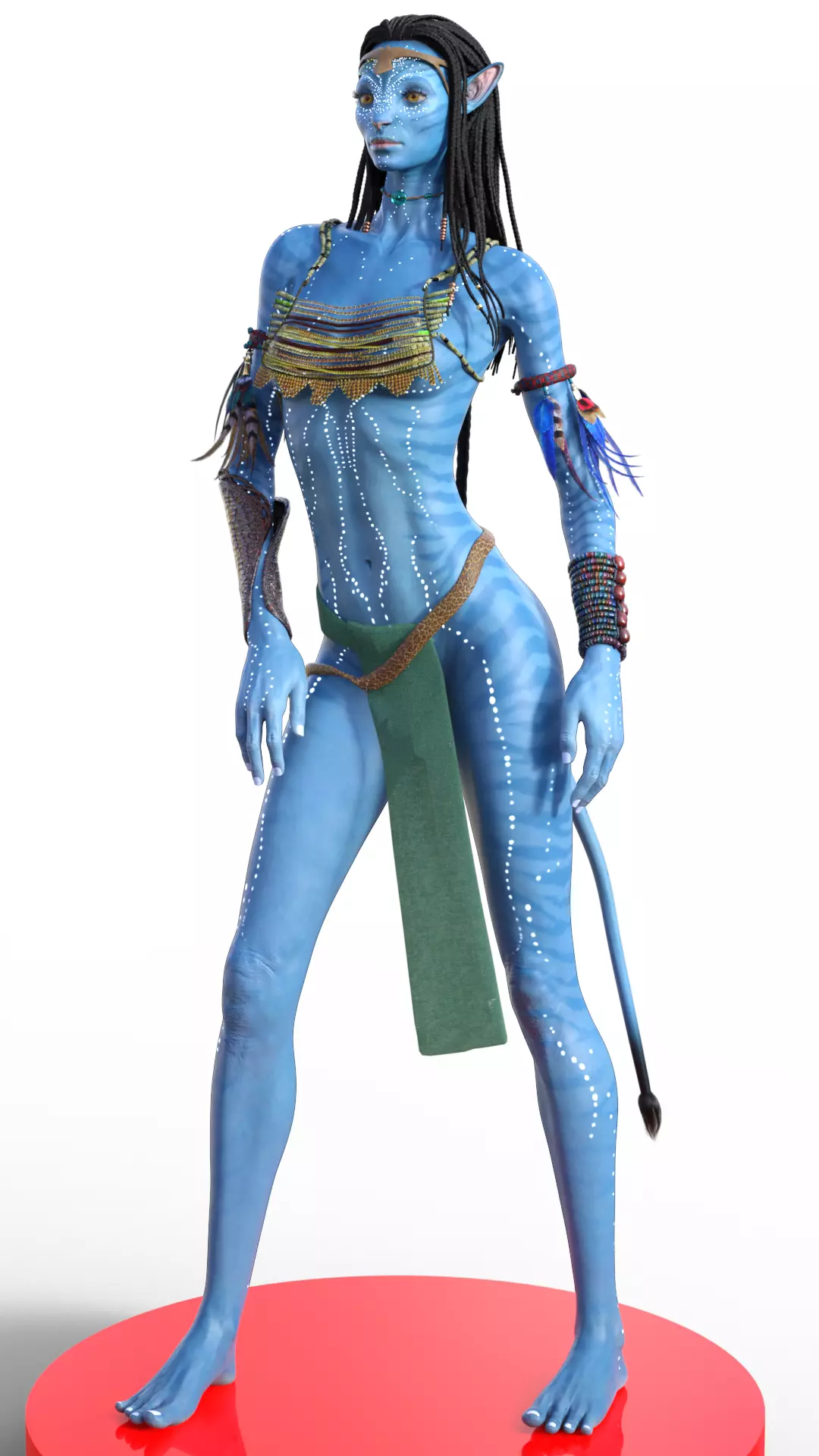 Neytiri Grace and Strength of Pandoras Warrior 3D print model_2
