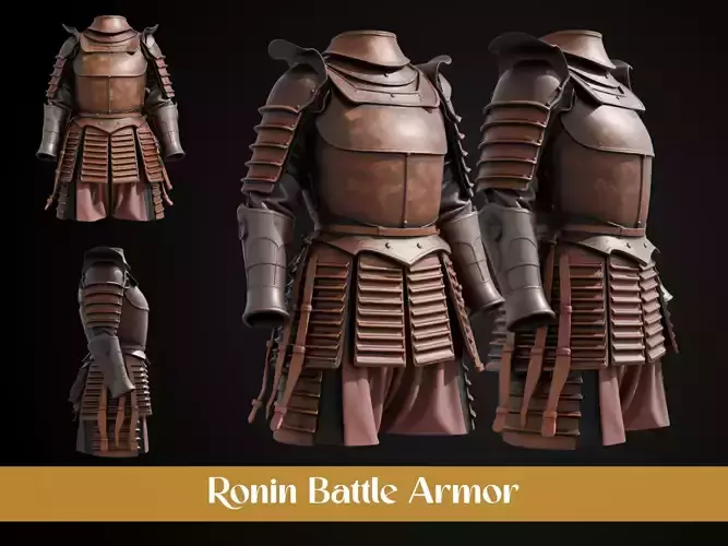 Stylized Samurai Armor - Ronin Battle