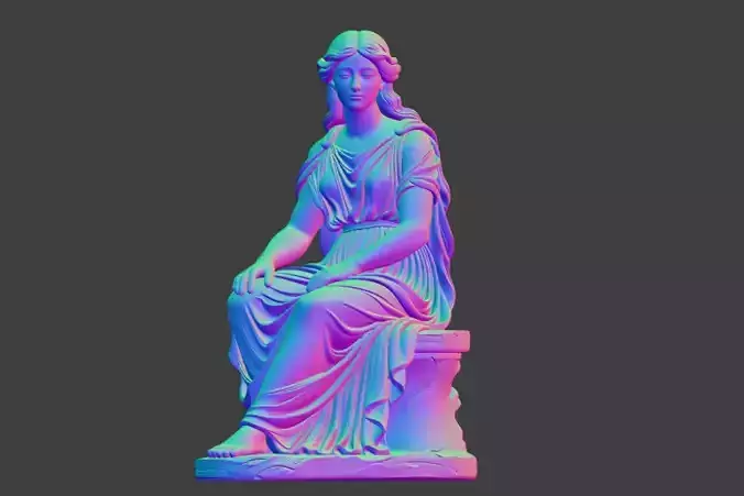 Western sculpture model of the Virgin Mary