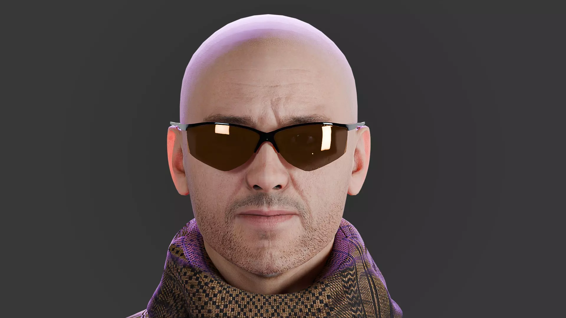 Military Game Ready Character Low-poly 3D model_23