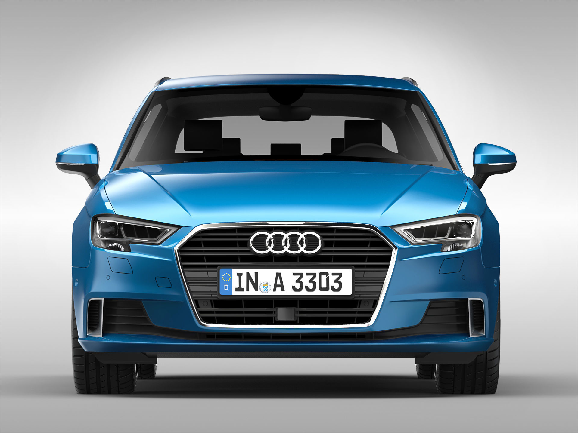 Audi A3 Sportback 2017 3D model_4