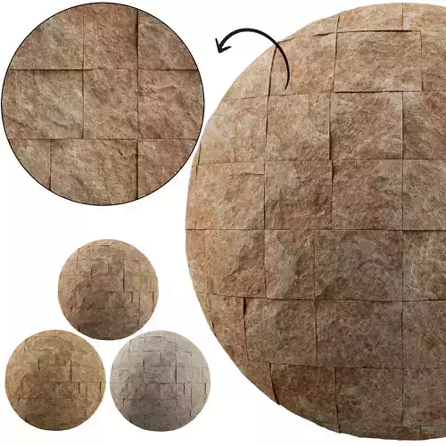 Split Face Travertine 08 - Seamless Texture Split Face Travertine 08 - Seamless Texture