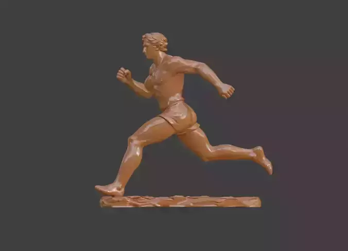 A 3D model of a running man in sports 3D print model