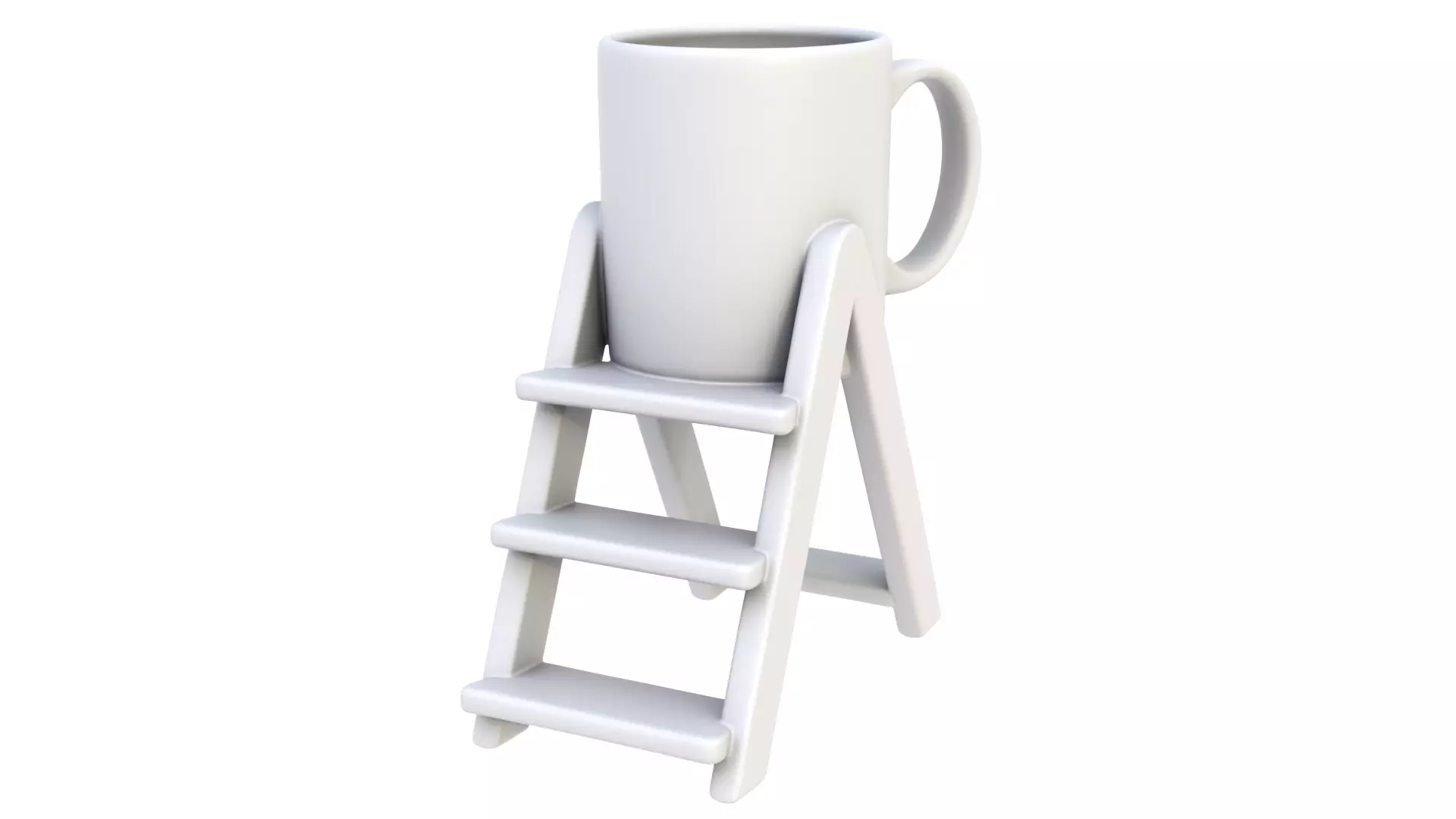 Ladder mug 3D model_0