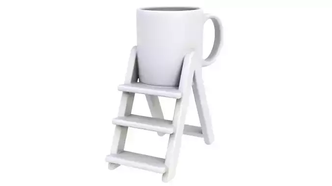Ladder mug 3D model