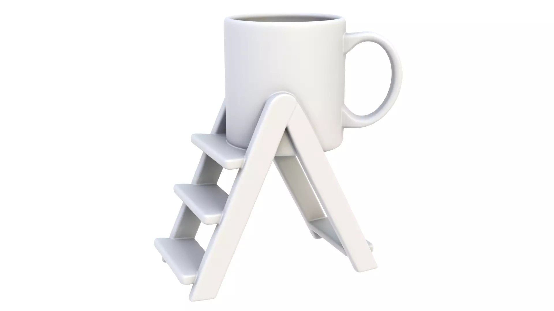 Ladder mug 3D model_2