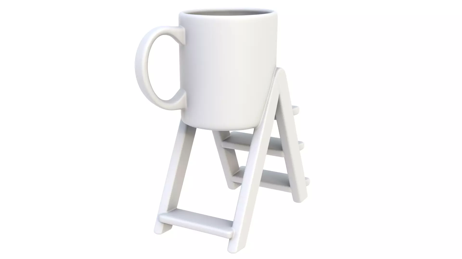 Ladder mug 3D model_4