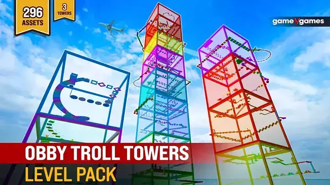 Obby Troll Towers Mega Pack