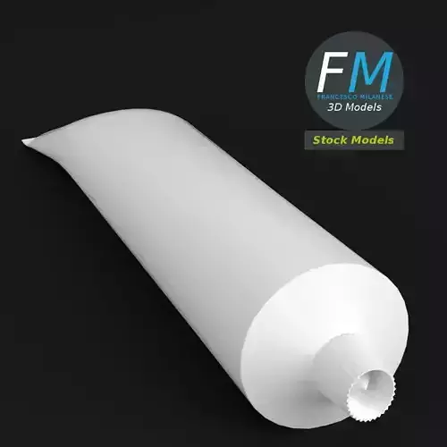 Toothpaste container 2 3D model