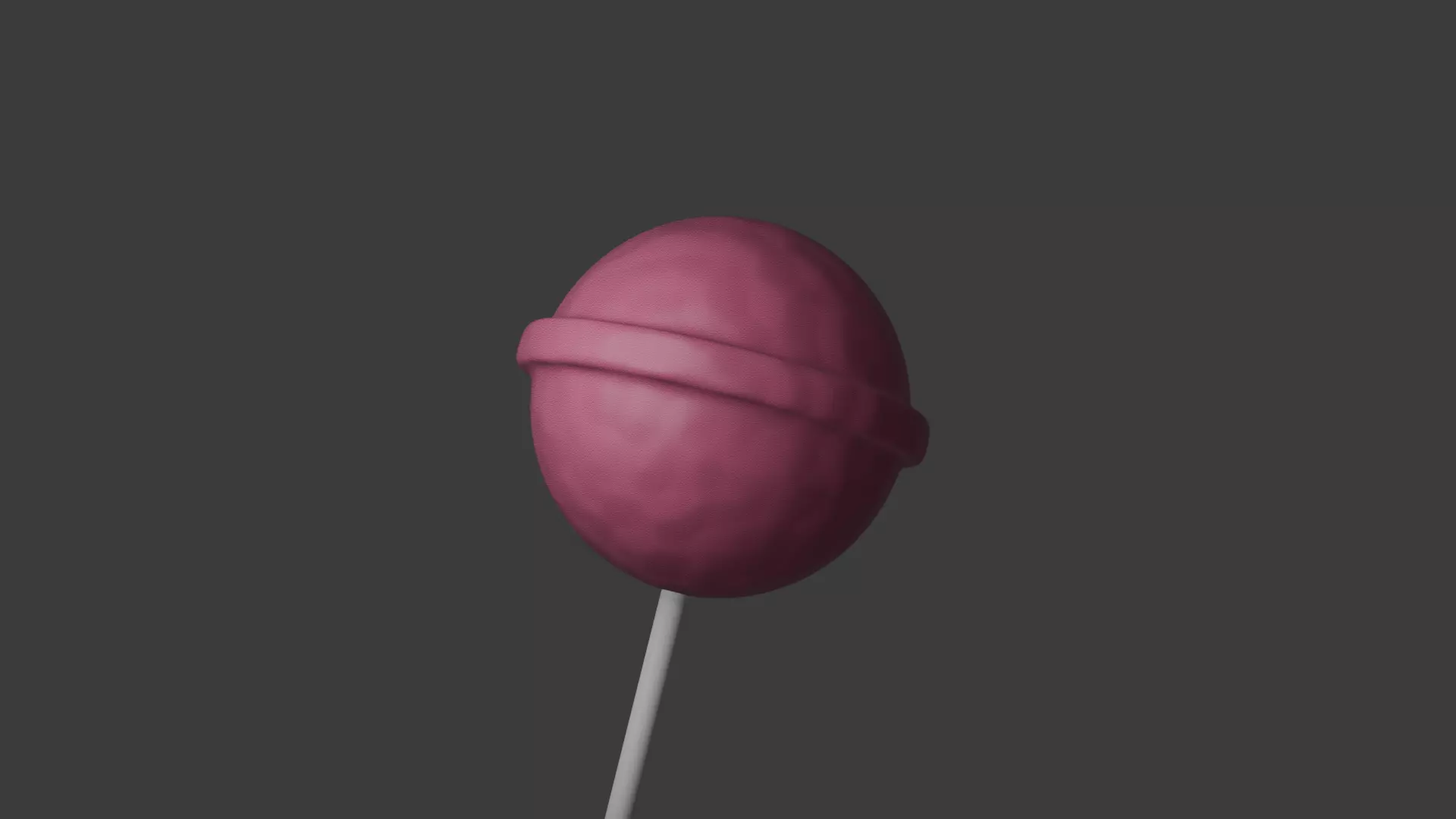 just my first lolipop Low-poly 3D model_0