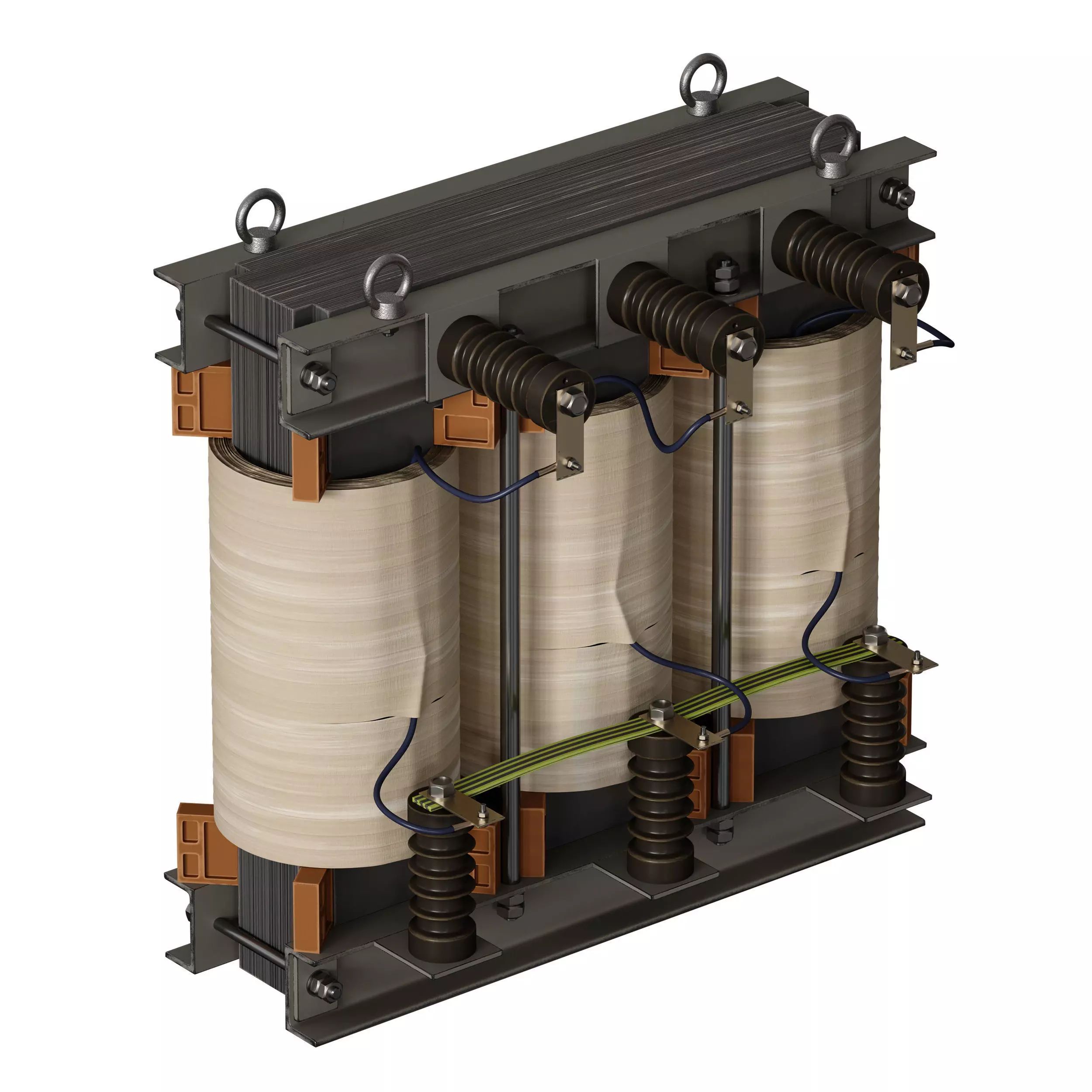 Electric Transformer 3D model_3