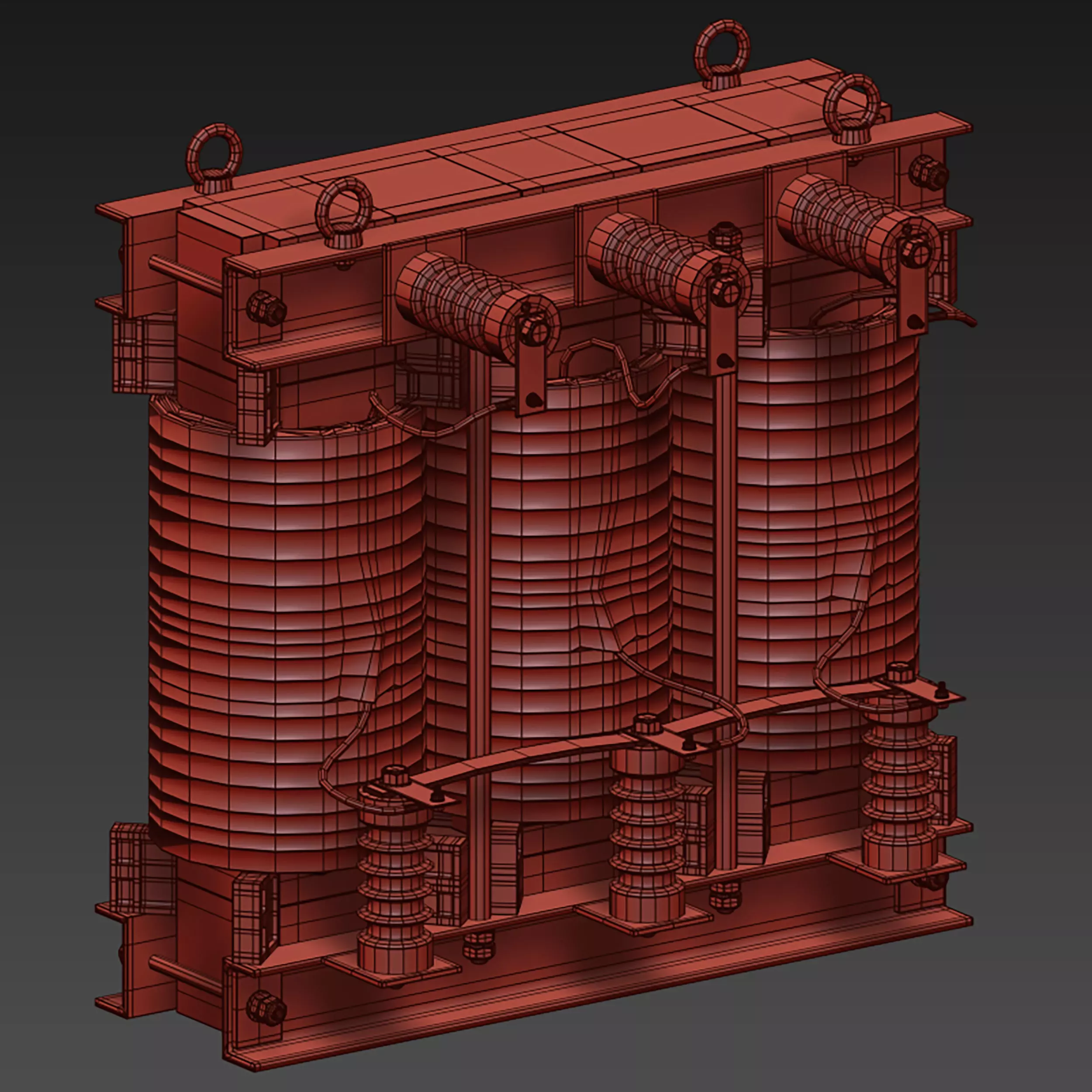 Electric Transformer 3D model_22