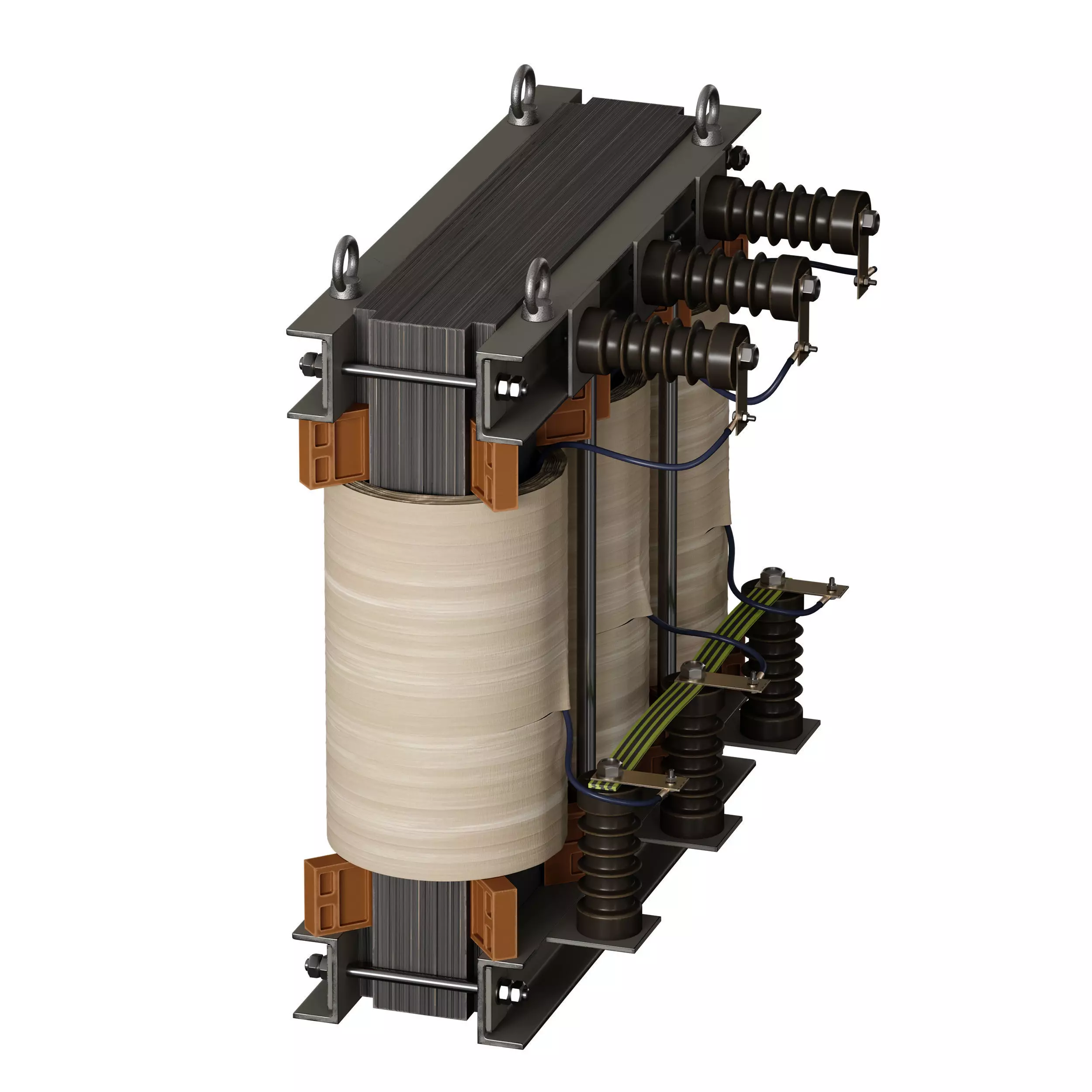 Electric Transformer 3D model_4