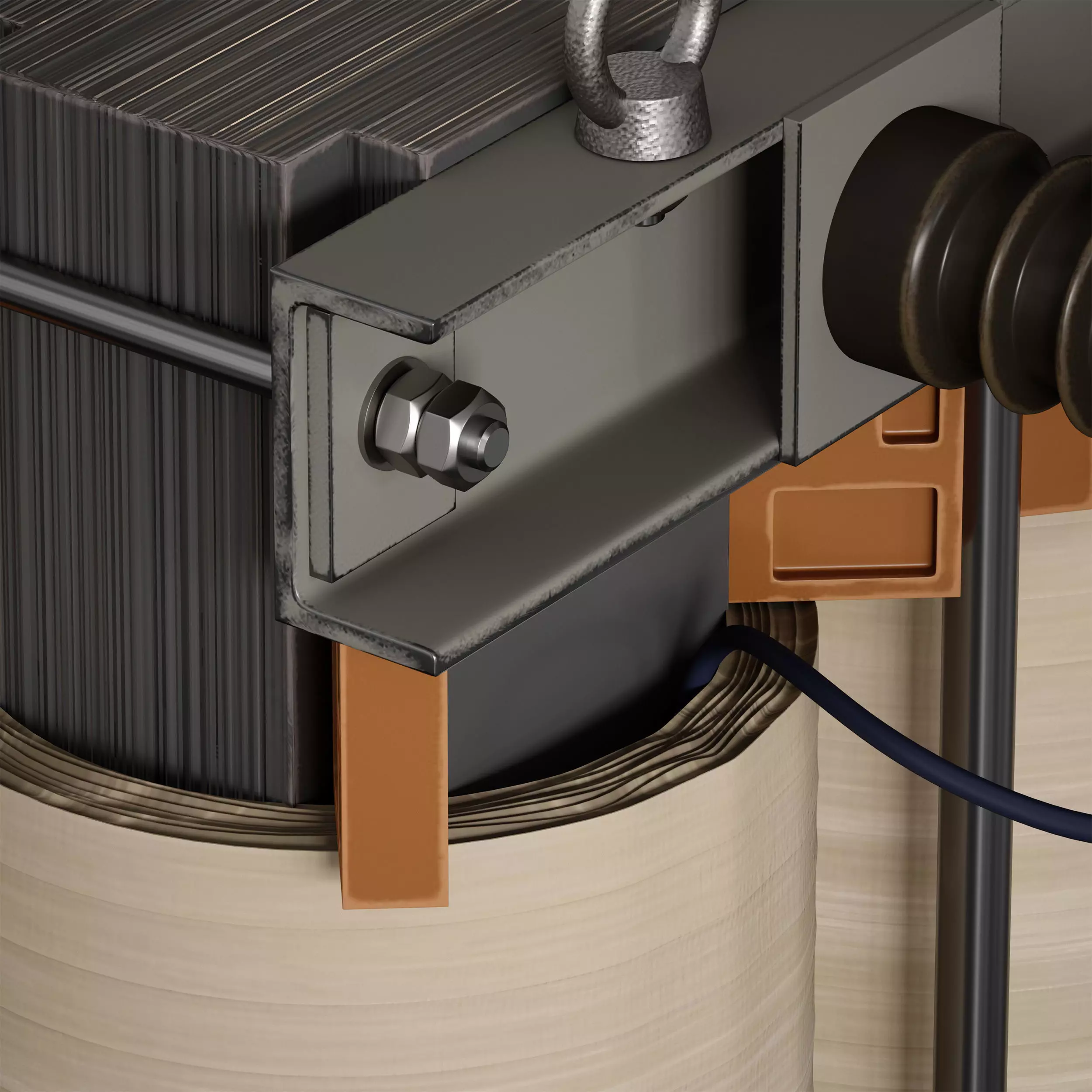Electric Transformer 3D model_11