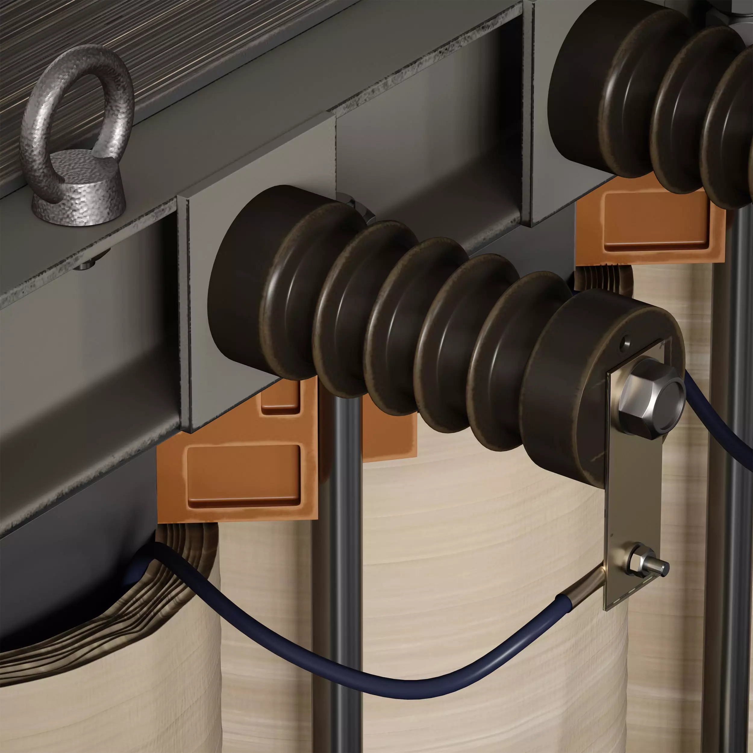 Electric Transformer 3D model_12