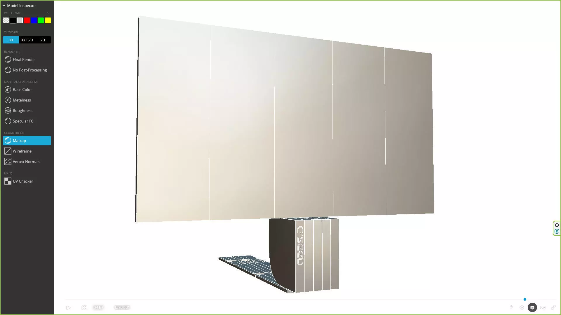 C-SEED INDOOR N1 MICROLED TV 165-137-103 INCH Low-poly 3D model_10