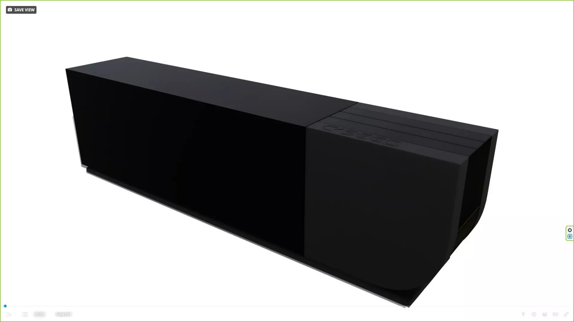 C-SEED INDOOR N1 MICROLED TV 165-137-103 INCH Low-poly 3D model_5