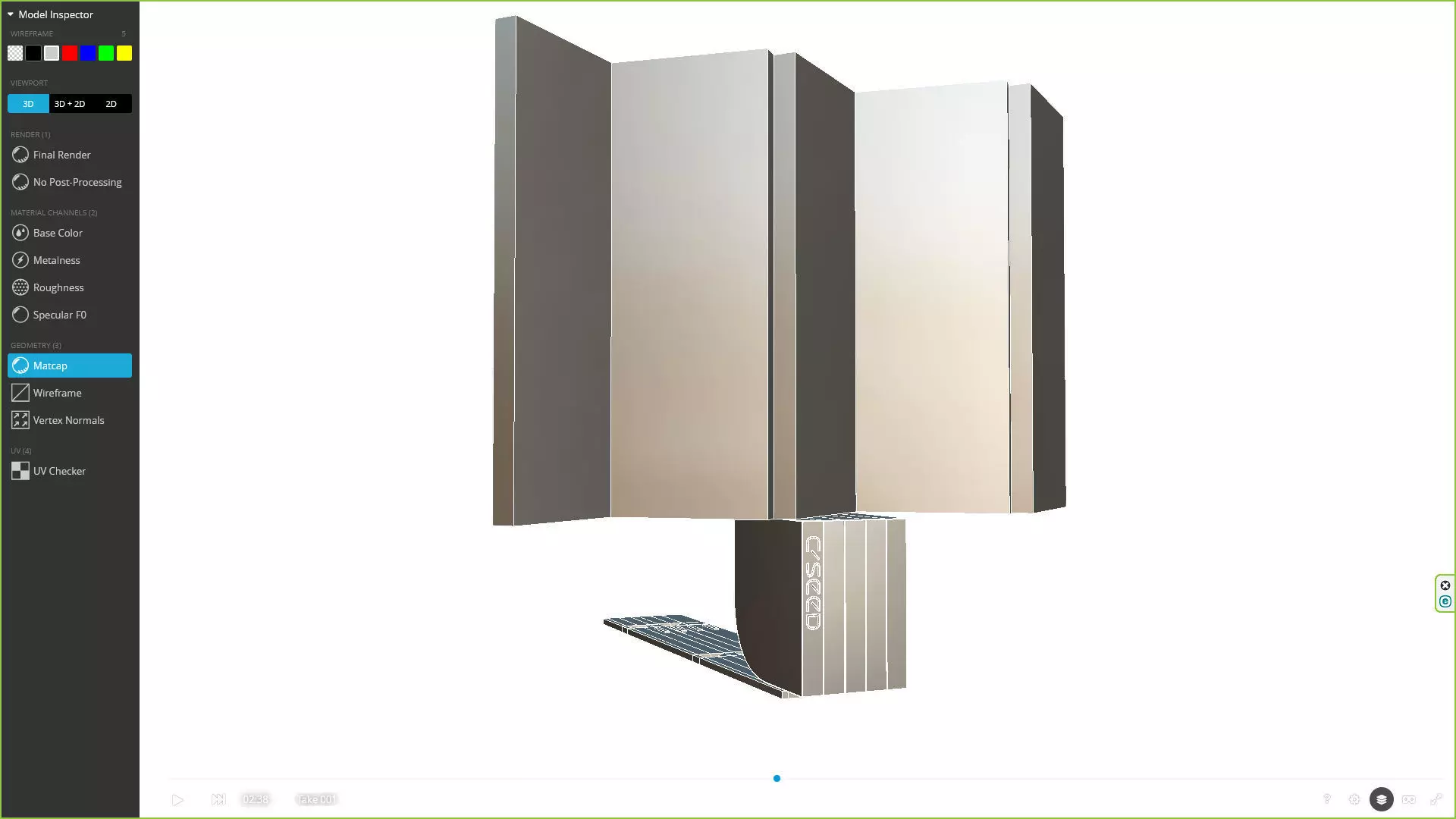 C-SEED INDOOR N1 MICROLED TV 165-137-103 INCH Low-poly 3D model_8