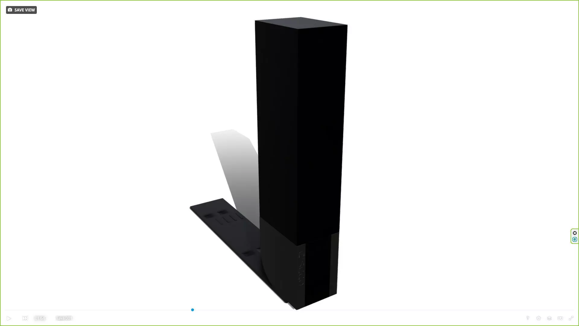 C-SEED INDOOR N1 MICROLED TV 165-137-103 INCH Low-poly 3D model_4