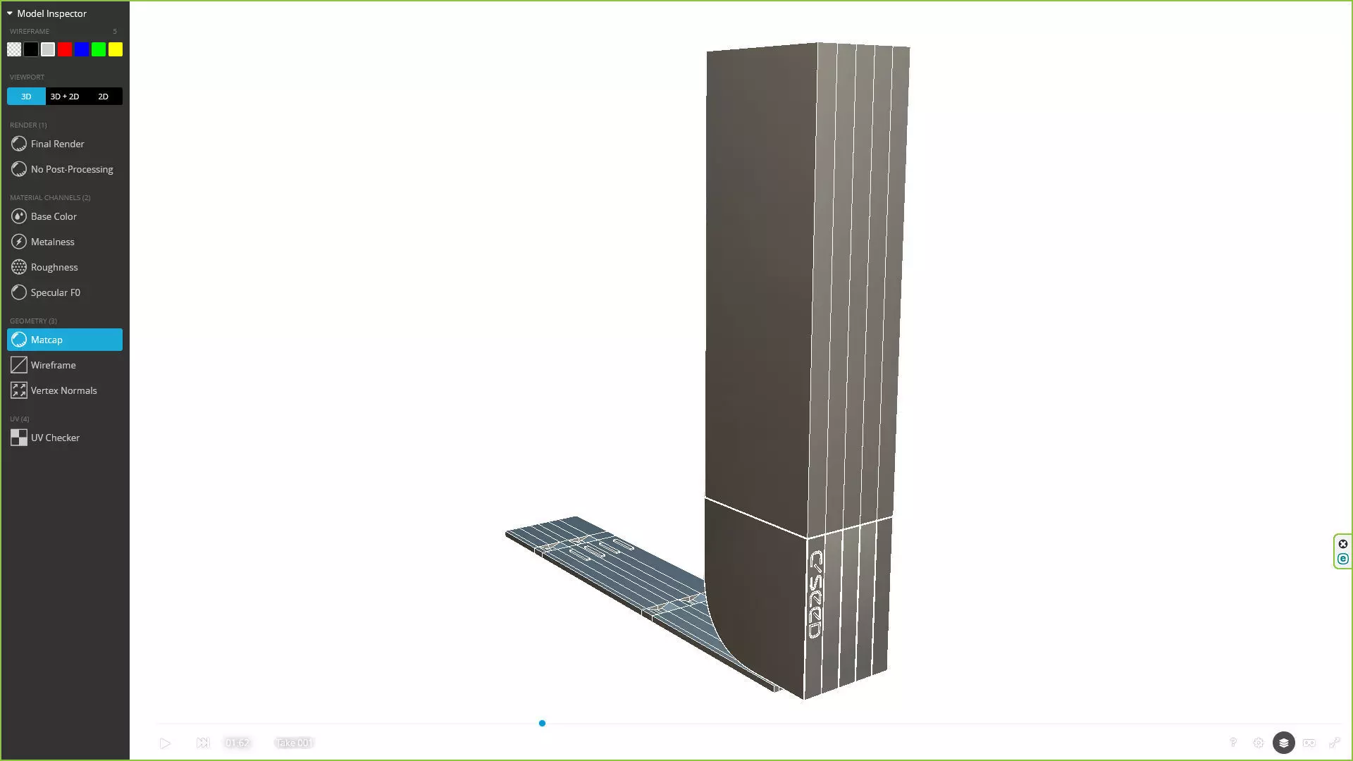 C-SEED INDOOR N1 MICROLED TV 165-137-103 INCH Low-poly 3D model_7