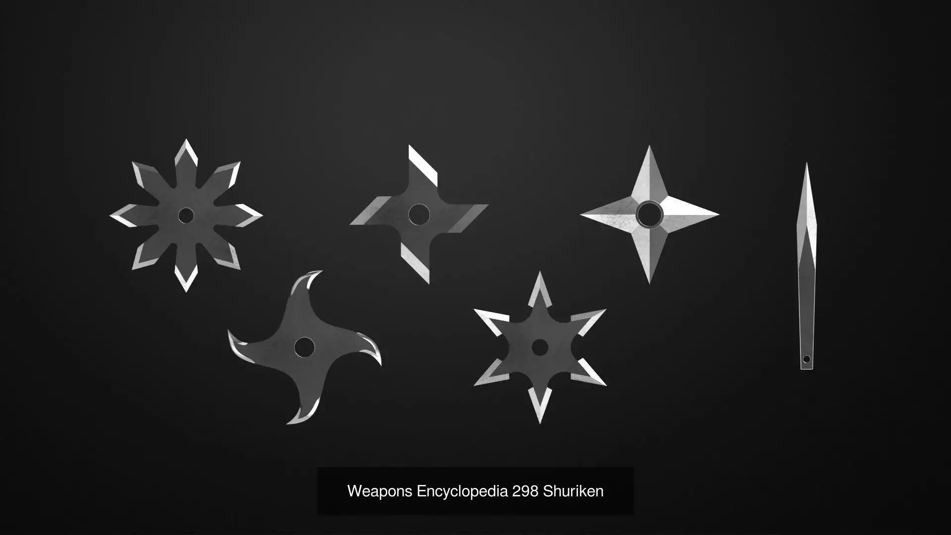 Weapons Encyclopedia 32 Pack 3D Model Collection_65