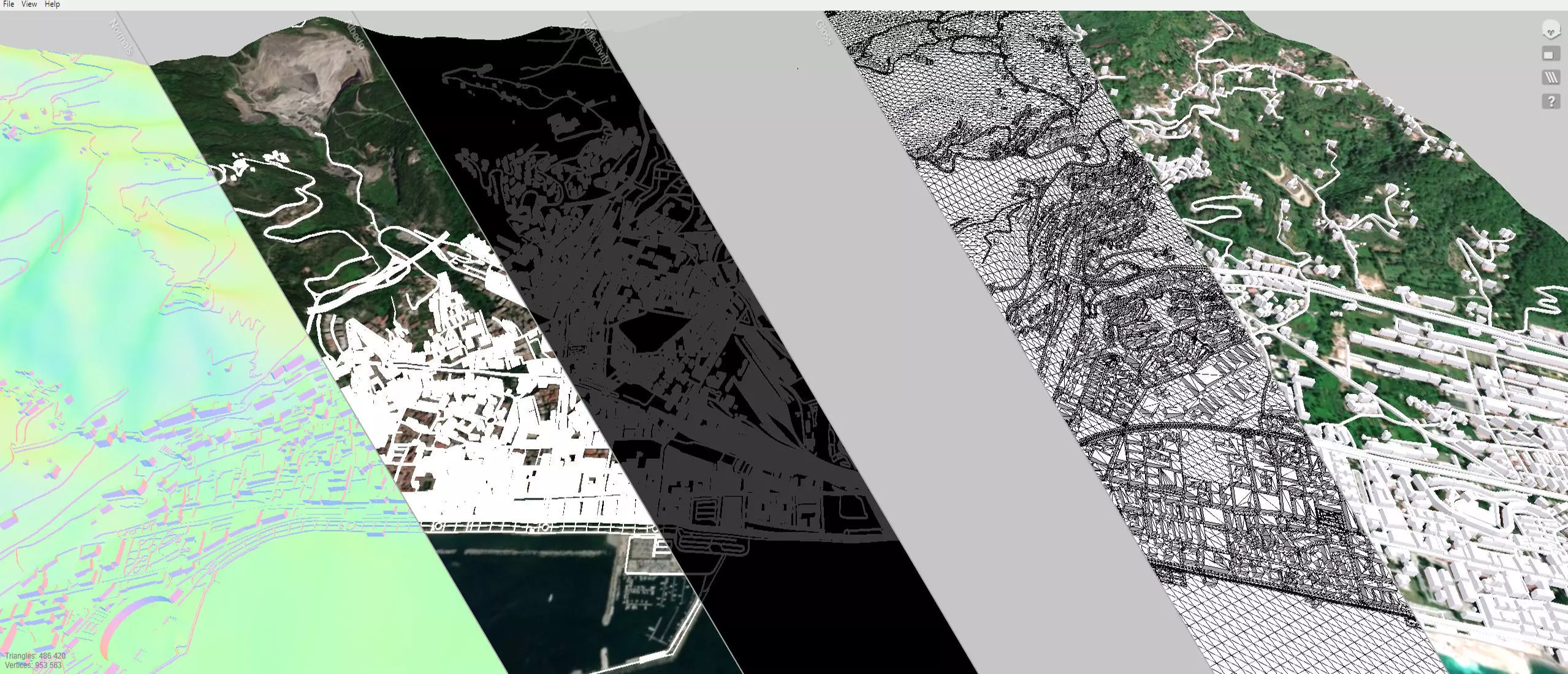 Cityscape Salerno Italy 3D model_15