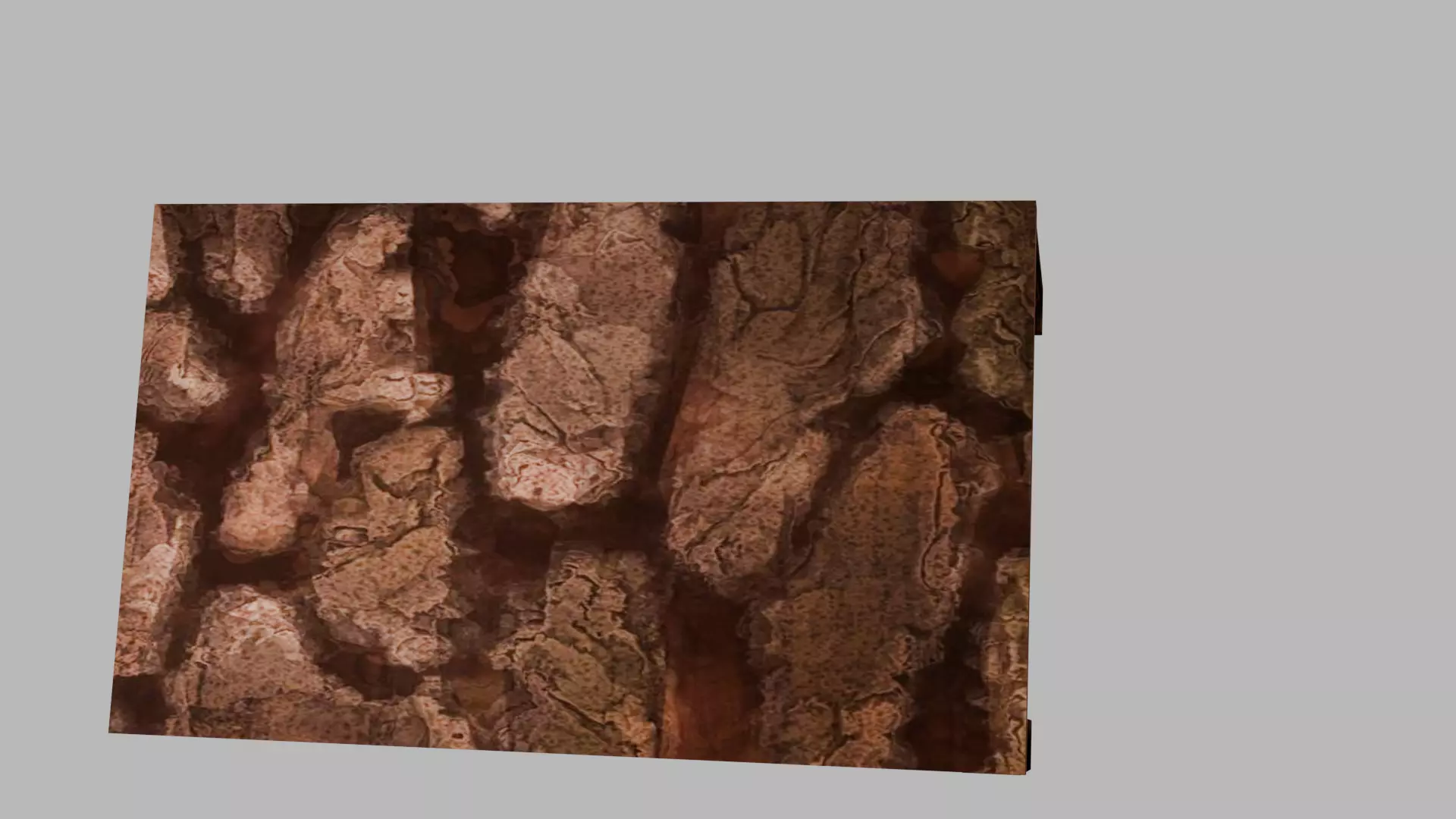 Wooden Table Low Poly 3D model_4