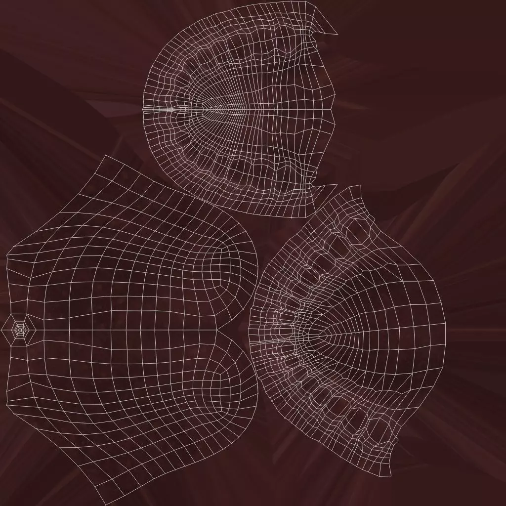 Grey Alien PBR Rigged 3D model_32