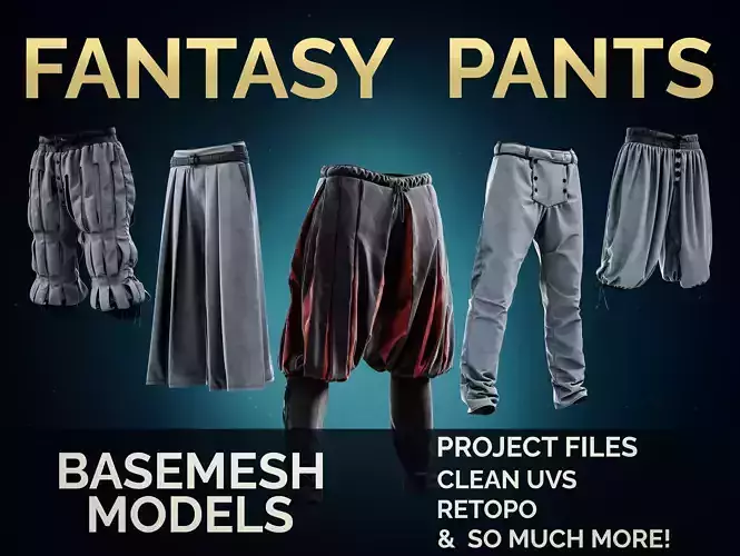 10 Fantasy Pants Models