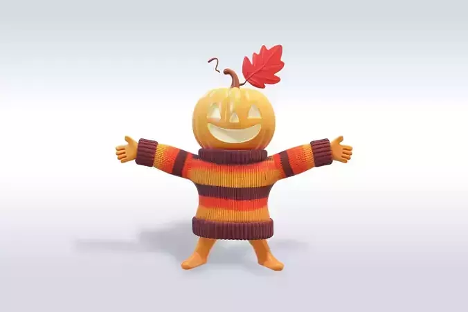 Jolly Pumpkin halloween Character
